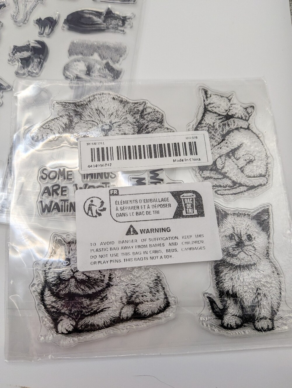 Lot of Clear silicon stamps Animal Crafts Cozy Journal Cards Cats Kittens - Picture 9 of 13